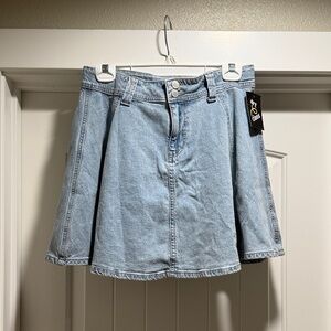 Light Blue Denim Skirt